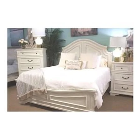Queen Bedroom Group - Bed + Dresser + Mirror + Nightstand + Chest